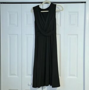 SHEIN Black Midi Dress